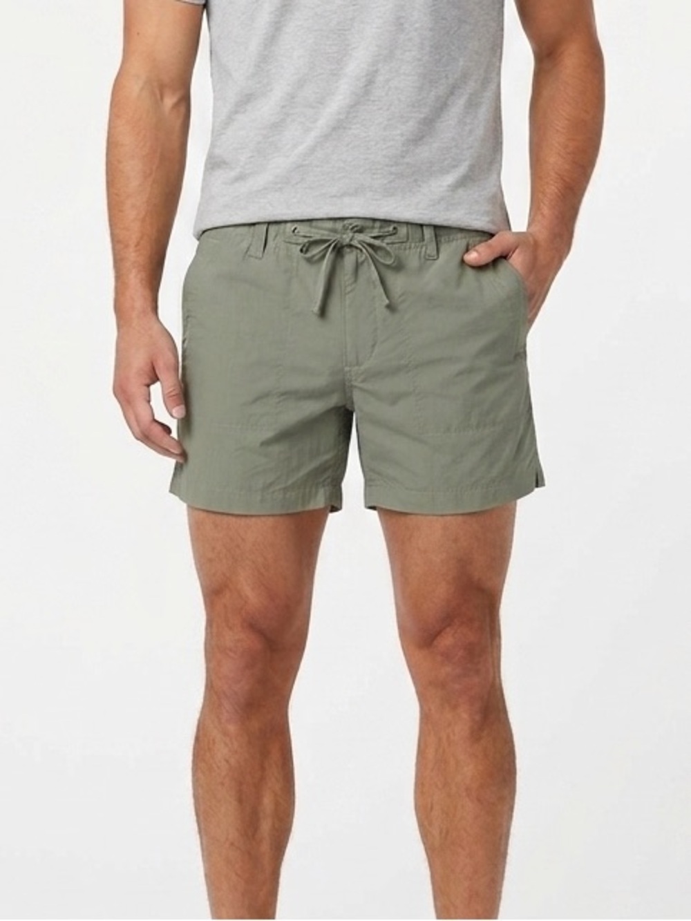 Onia Hybrid Shorts 6” Inseam Expedition Cotton Nylon Men’s Size 30 Green